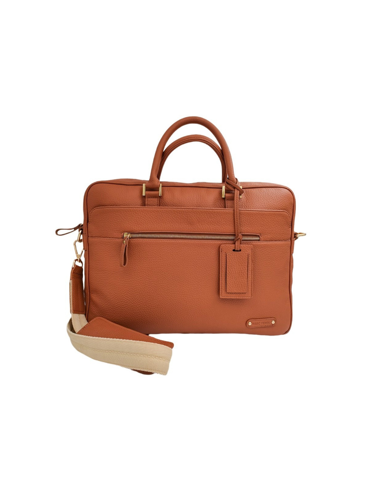 cartable en cuir veritable