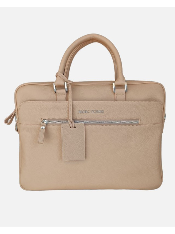 cartable en cuir veritable