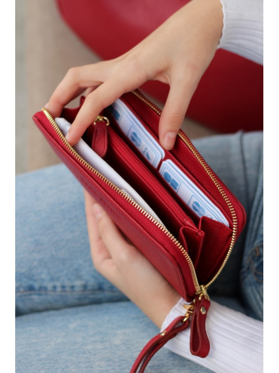 Un portefeuille en cuir
