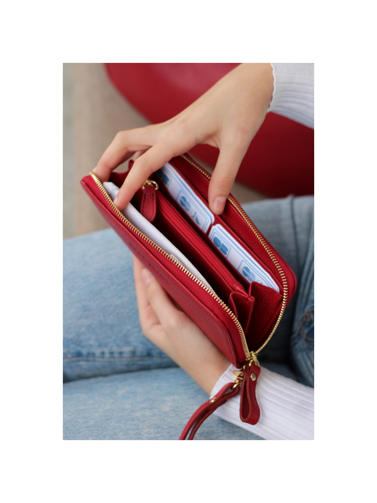 Un portefeuille en cuir