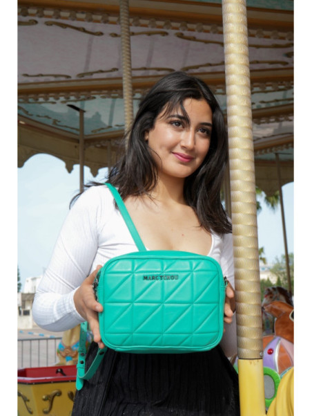 Sac en cuir matelassé
