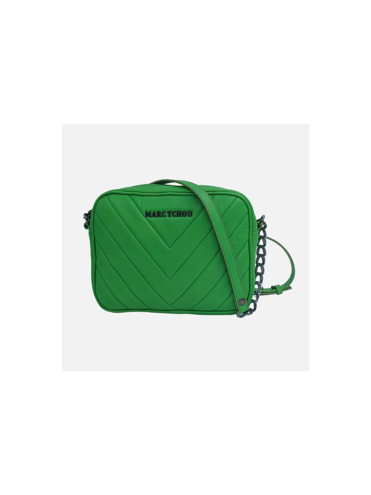 Sac en cuir matelassé