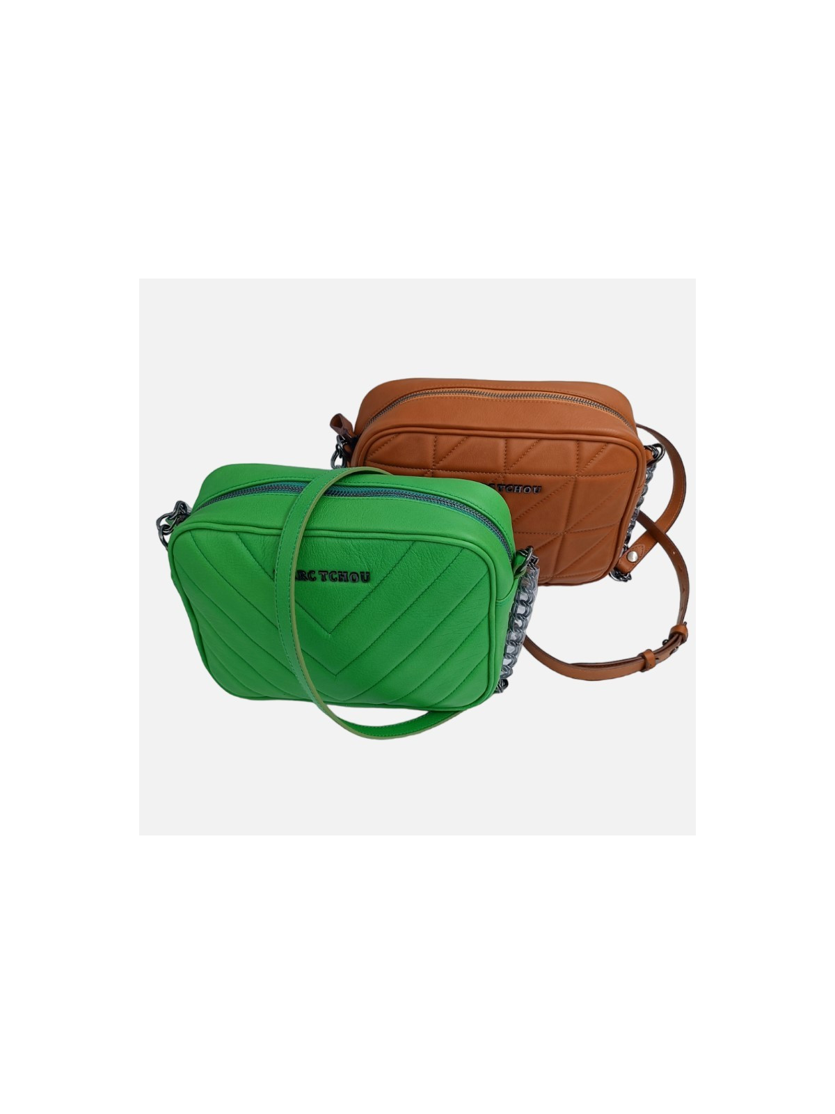 Sac en cuir matelassé