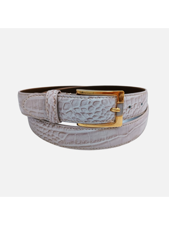 Une Ceinture Femme En Cuir