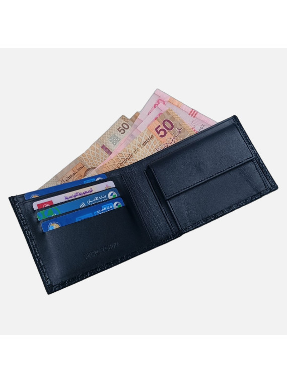 Porte feuilles homme en cuir