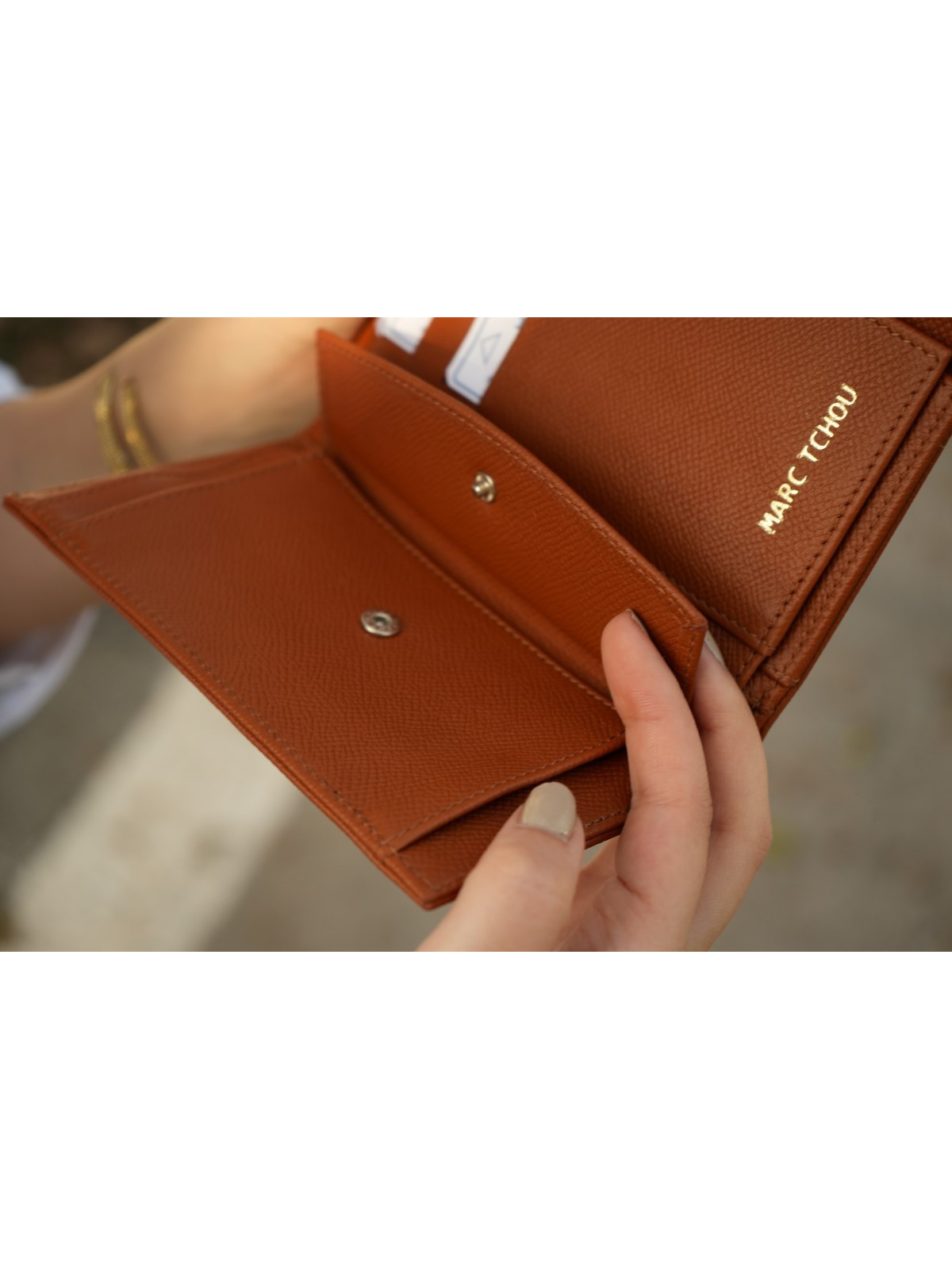 porte feuilles femme en cuir